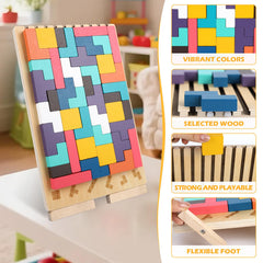 Haoshoon wooden toy with smooth edges and non-toxic paint for safe play