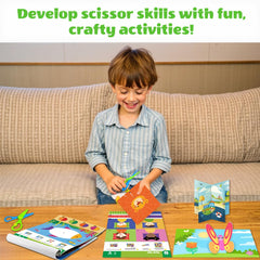 HAOWWLAI kid-safe scissors pack designed for small hands and safe use