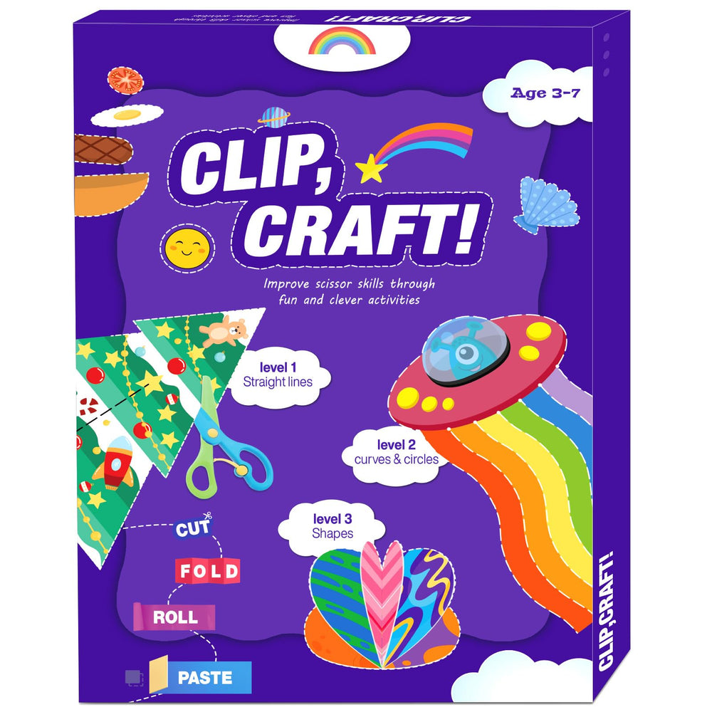 HAOWWLAI toddler scissors skills activity book cover showing safe, screen-free learning