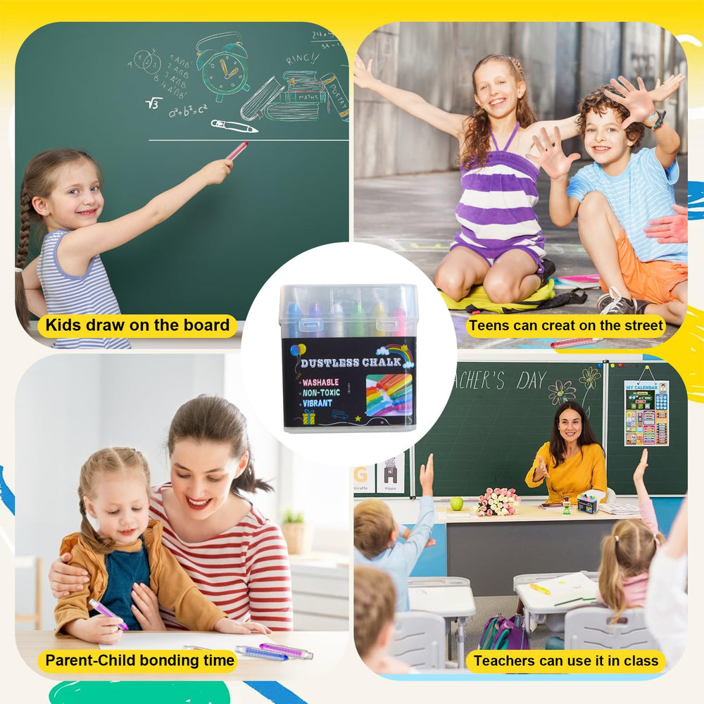 Haoyond chalk set enabling outdoor creative learning and play