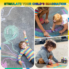 Haoyond refills extend the chalk set for continuous creativity