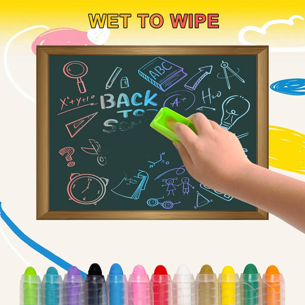 Haoyond wet wipe eraser for quick cleanup after activities