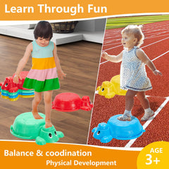 HAPATOYS vibrant colors spark imagination during obstacle course play