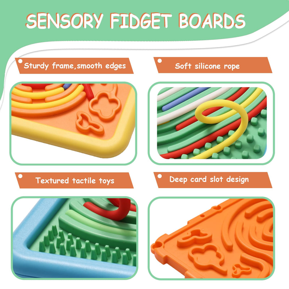 HAPATOYS sensory board travel-friendly design supports on-the-go calm moments.