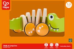 Hape Croc push toy makes a thoughtful toddler gift.