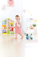 Hape Walk-A-Long Puppy uses sustainably sourced wood and non-toxic finishes