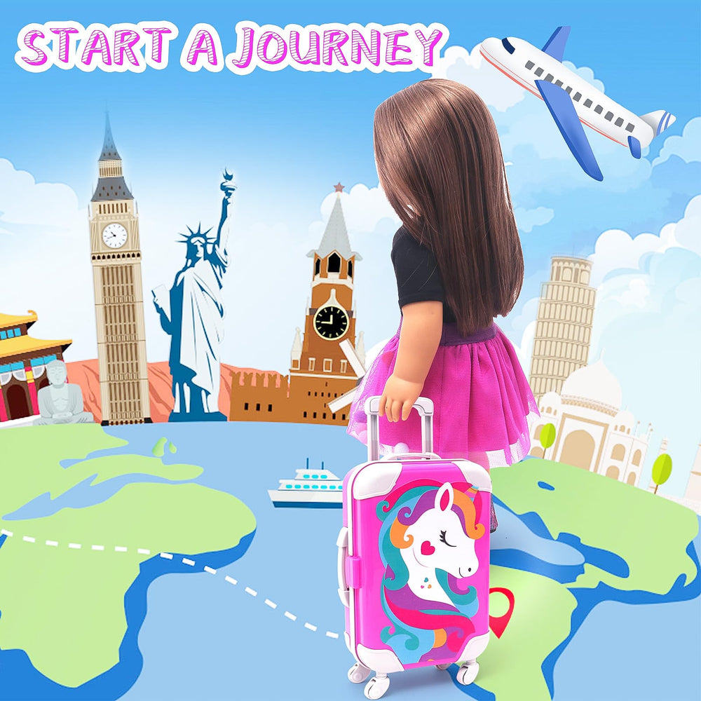 HAPGFS doll sunglasses, stylish travel eyewear for 18-inch dolls