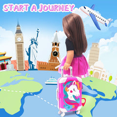 HAPGFS doll sunglasses, stylish travel eyewear for 18-inch dolls