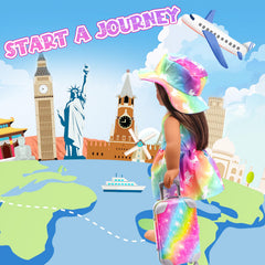 HAPGFS sunglasses for dolls deliver chic travel-ready vibes.