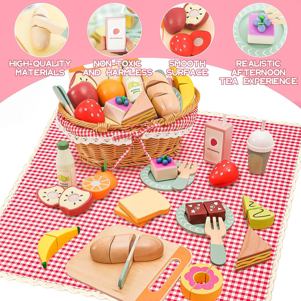HAPGFS utensil set with knife and forks for safe slicing during play