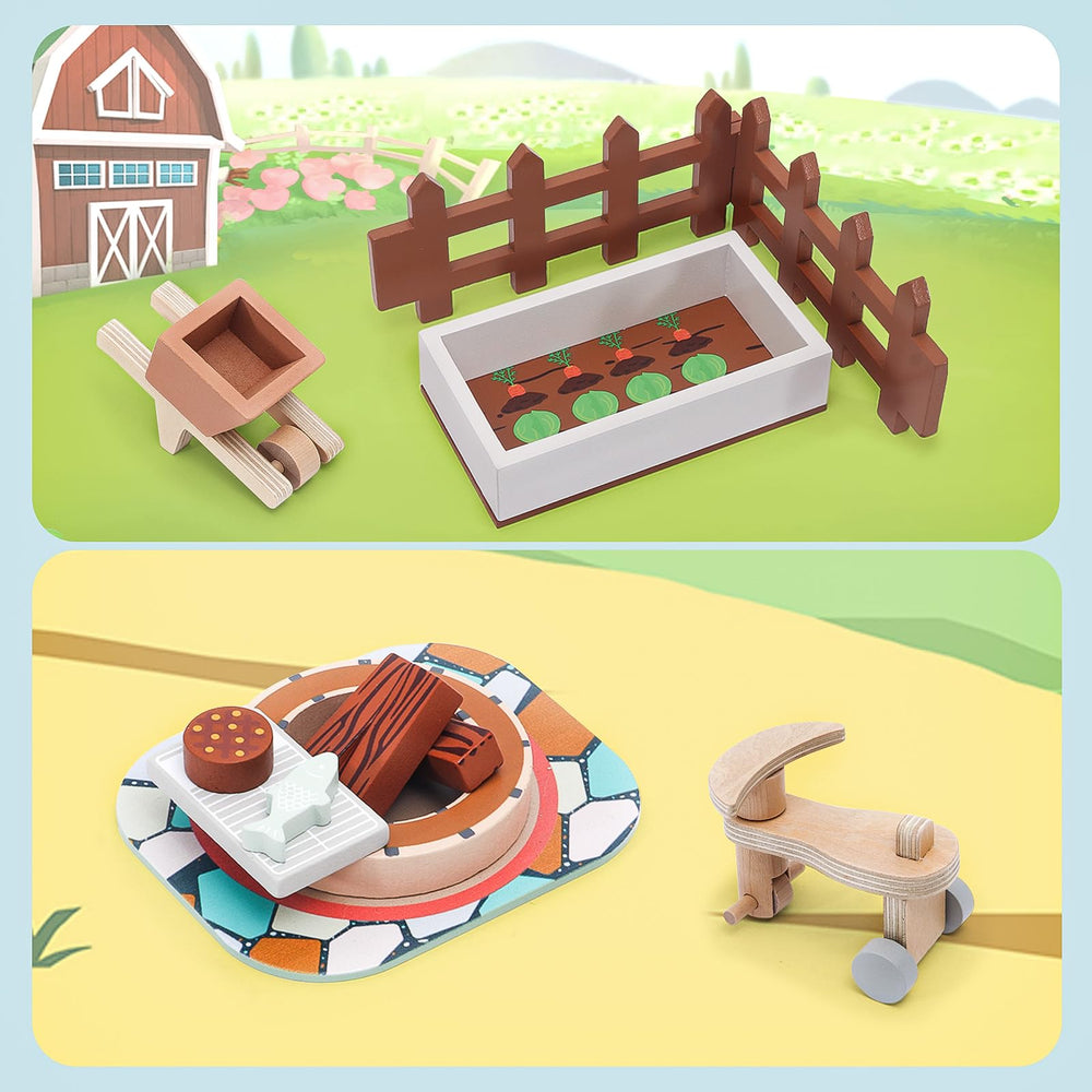 HAPGFS doll house BBQ grill encourages social storytelling during playtime.