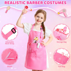 Hapgo Hair Salon Toys shawl adds authentic salon ambiance for play