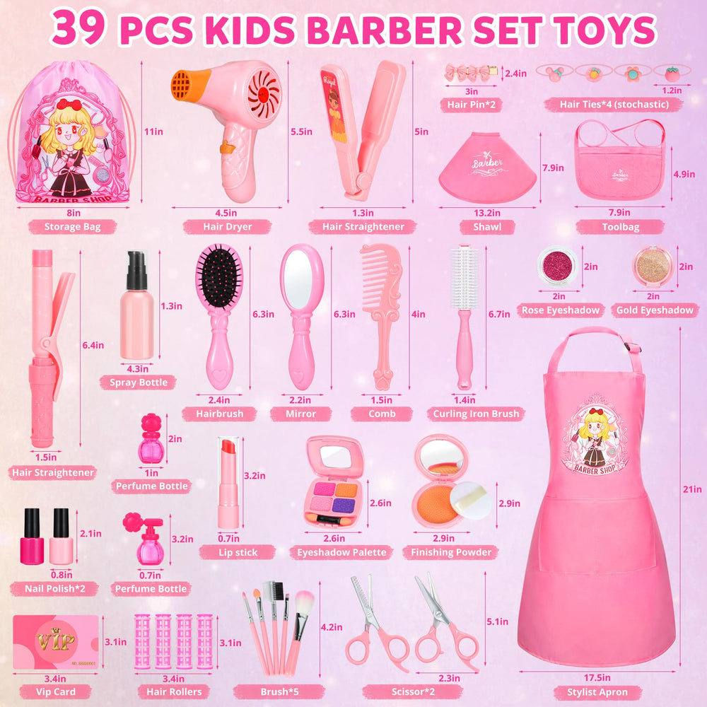Hapgo Hair Salon Toys toolbag keeps accessories neatly organized
