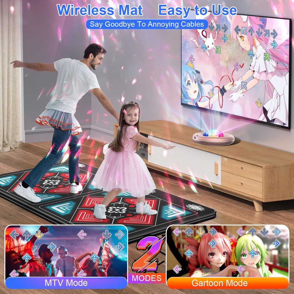 HAPHOM dance mat with HD camera for precise movement capture in games.