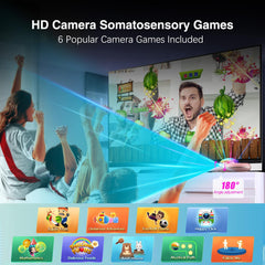 HAPHOM TV-compatible dance pad connects via HDMI for instant play.