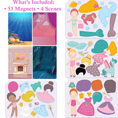Hapinest tin keeps dolls and outfits organized for on-the-go fun.