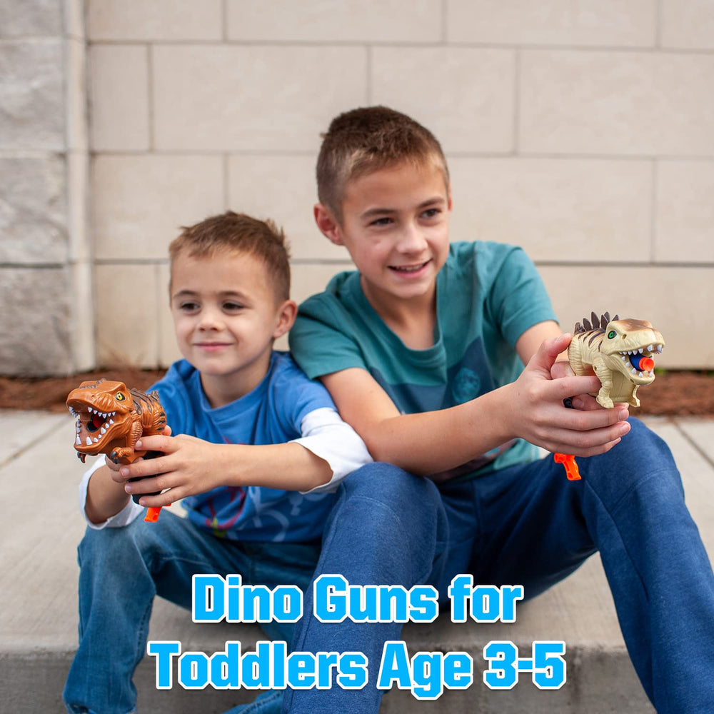 Happitry backyard play with dino blasters inspires imaginative games.