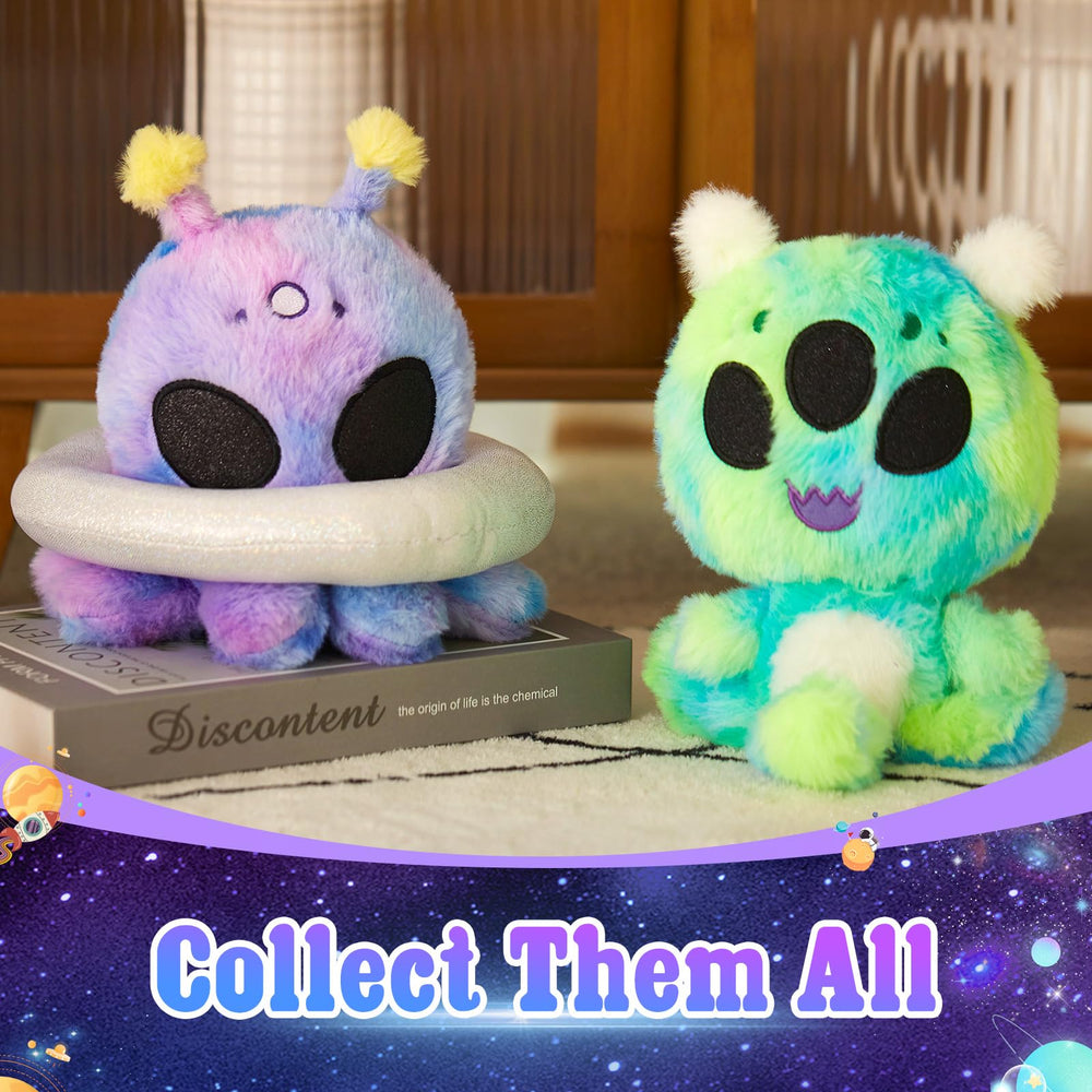 HappySpot Purple Alien Plush fabric closeup shows skin-friendly material for gentle cuddles