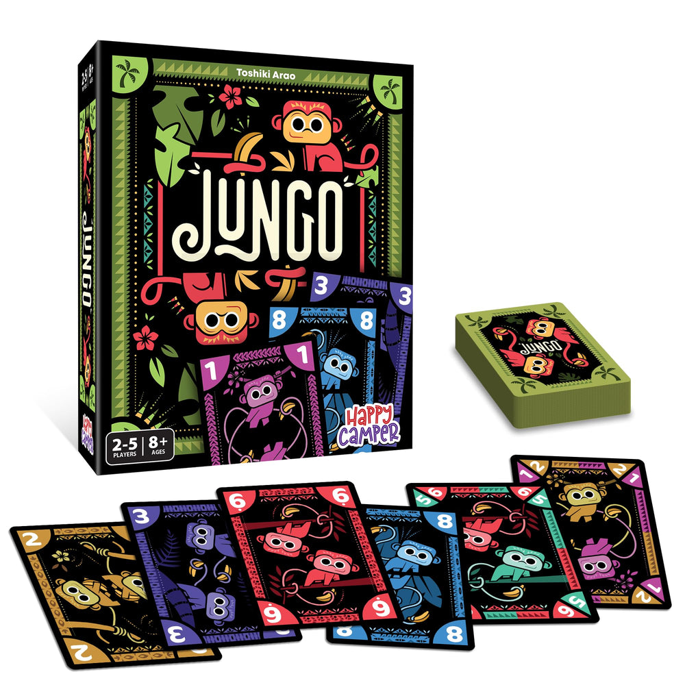 Happy Camper Jungo packaging highlights giftable, stocking-stuffer appeal.