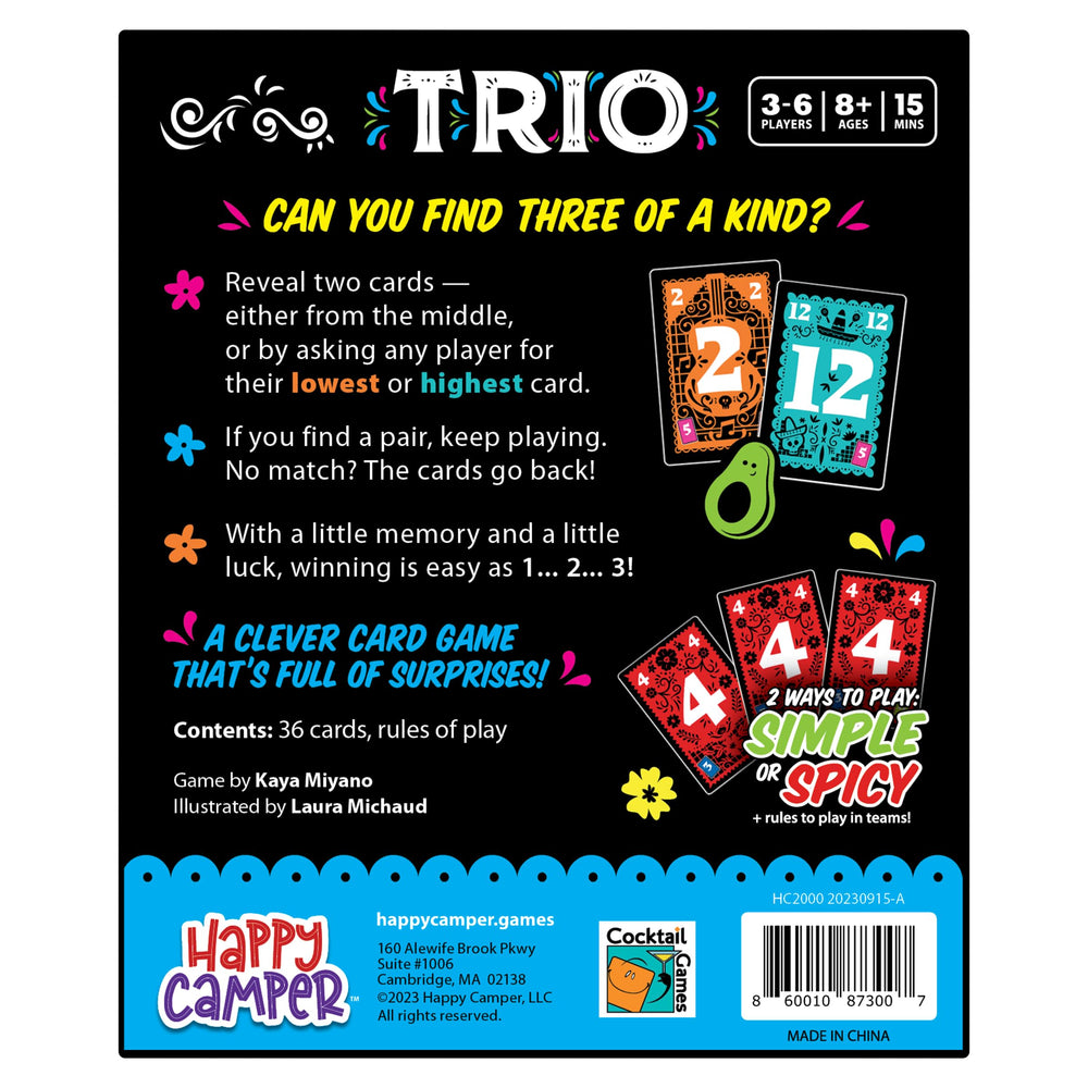Happy Camper Trio captures a three-of-a-kind moment during play.