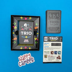 Happy Camper Trio is travel-friendly for on-the-go family gaming.