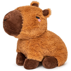 Happy Fuel capybara microwavable weighted plush offers cozy warmth and comforting hugs