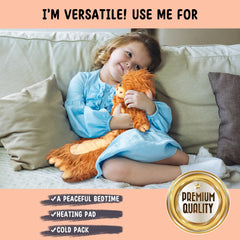 Happy Fuel heatable plush supports stress relief through warmth