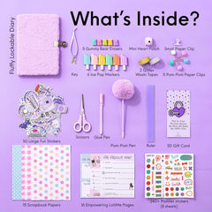 Purple LolliME diary pages from HAPPY LOLLI for creative prompts and storytelling