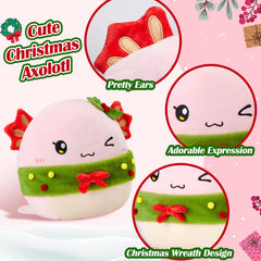 HappySpot soft cuddle axolotl plush fabric provides cozy hugs