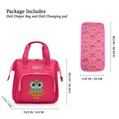 HappyVk diaper bag open-wide display for easy packing