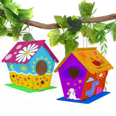 hapray bird house kit wooden boards sturdy and safe