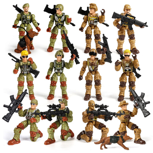 HAPTIME green army men for imaginative battles and screen-free play