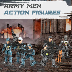 HAPTIME army men ready to play set ships pre-assembled figures
