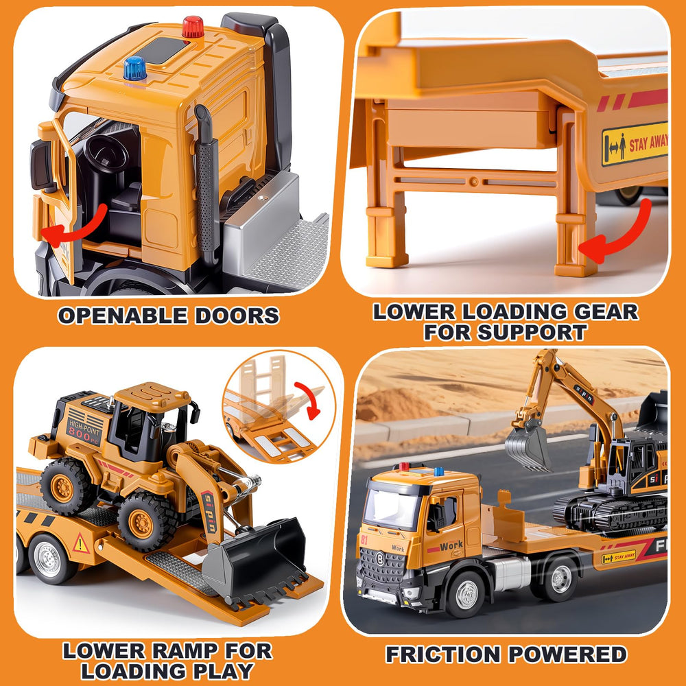 HAPYAD metal cab detachable trailer for versatile play setups