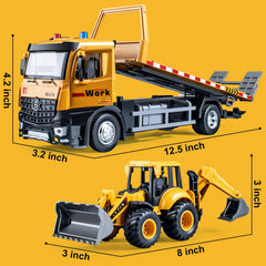 HAPYAD tow truck features realistic details and durable materials for long-lasting fun.