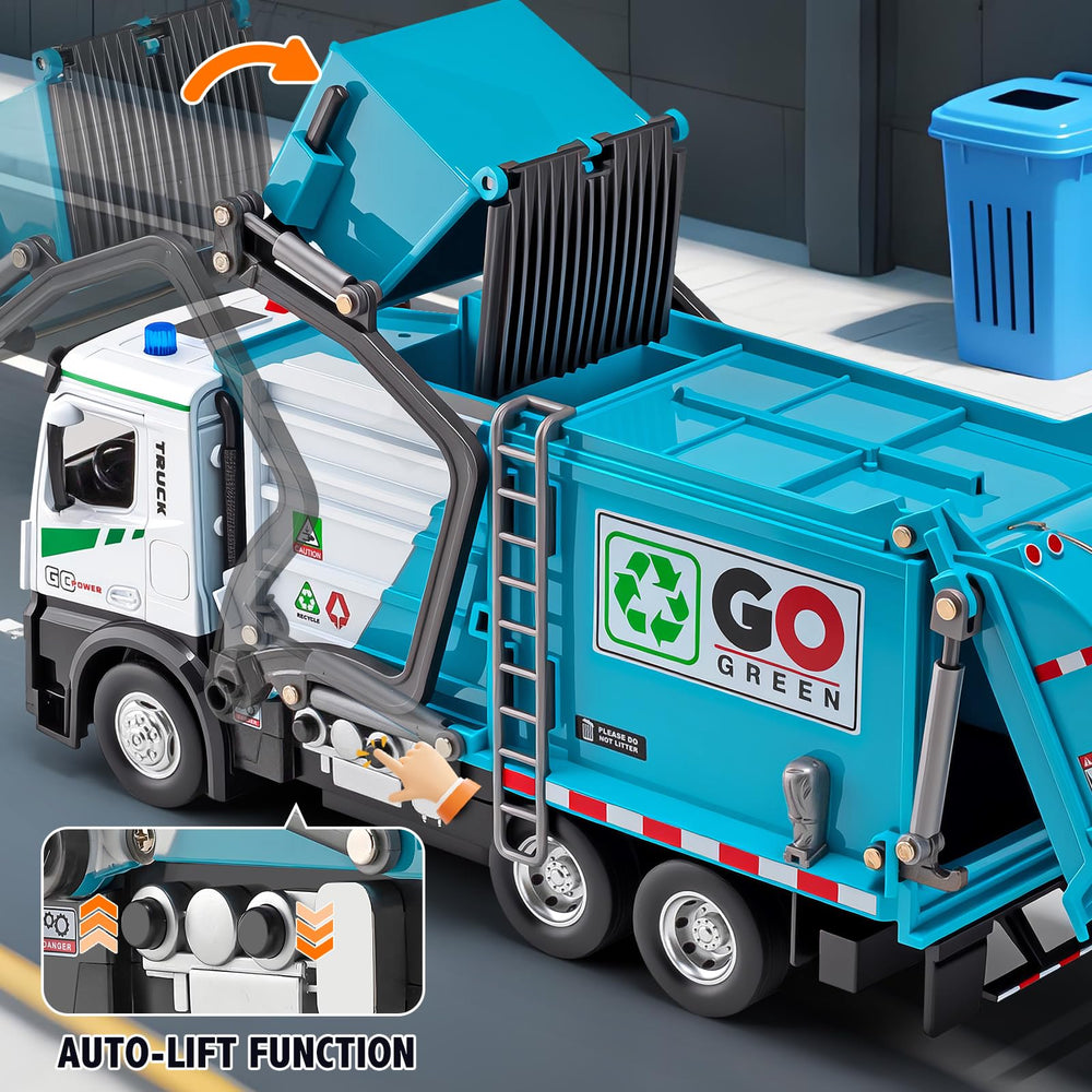 HAPYAD trash dumpster set included for pretend sorting