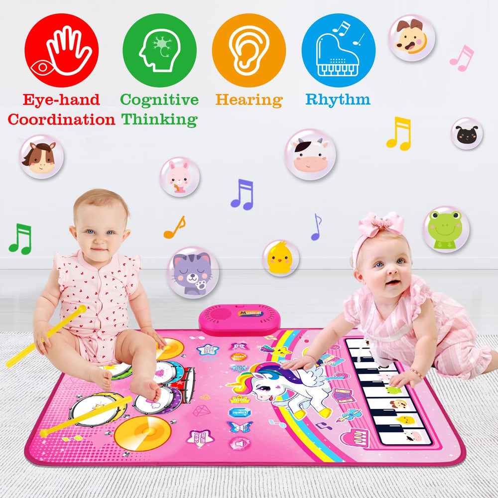 Hapyland safe eco-friendly fabric used in the music mat