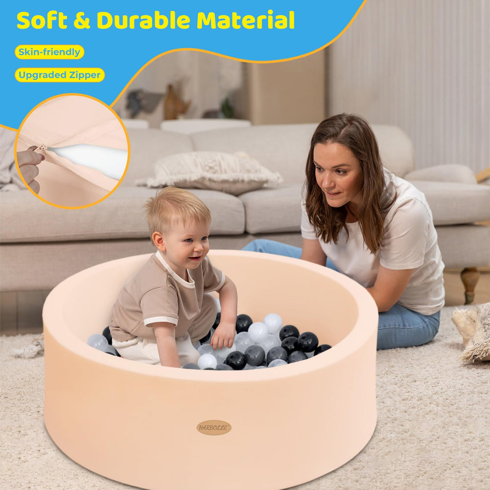 HARBOLLE ball pit memory foam inner provides soft support