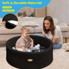 Harbolle ball pit wall height of 11.8 inches provides sturdy boundaries