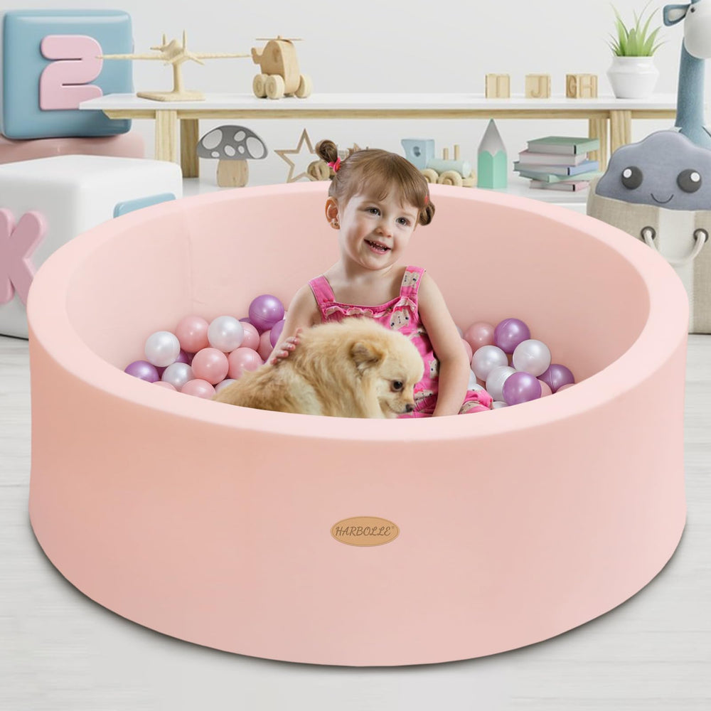 HARBOLLE Soft memory foam comfort supports little explorers.