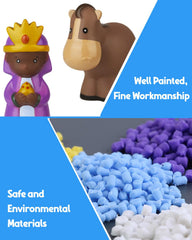 Hardwind shepherds figures suitable for pretend play and learning themes