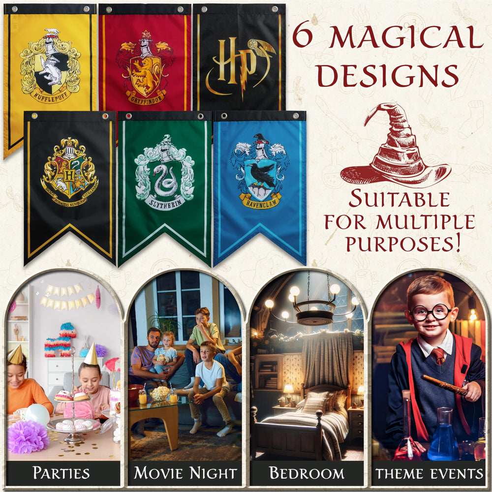 Harry Potter Gifts banner Ravenclaw flag brings scholarly charm to celebrations and study corners