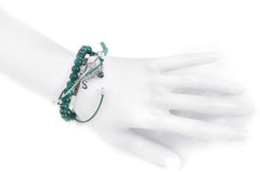 Five bracelets wrapped together for a stacked look that elevates any Harry Potter look