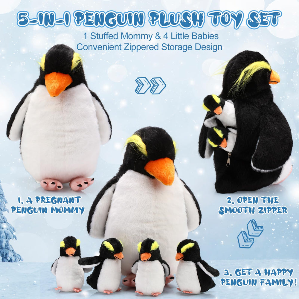 Harrycle penguin plush with soft fabric delivers gentle touch and comfort