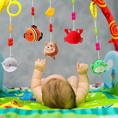 Harrycle sea life octopus plush compact charm for backpacks.