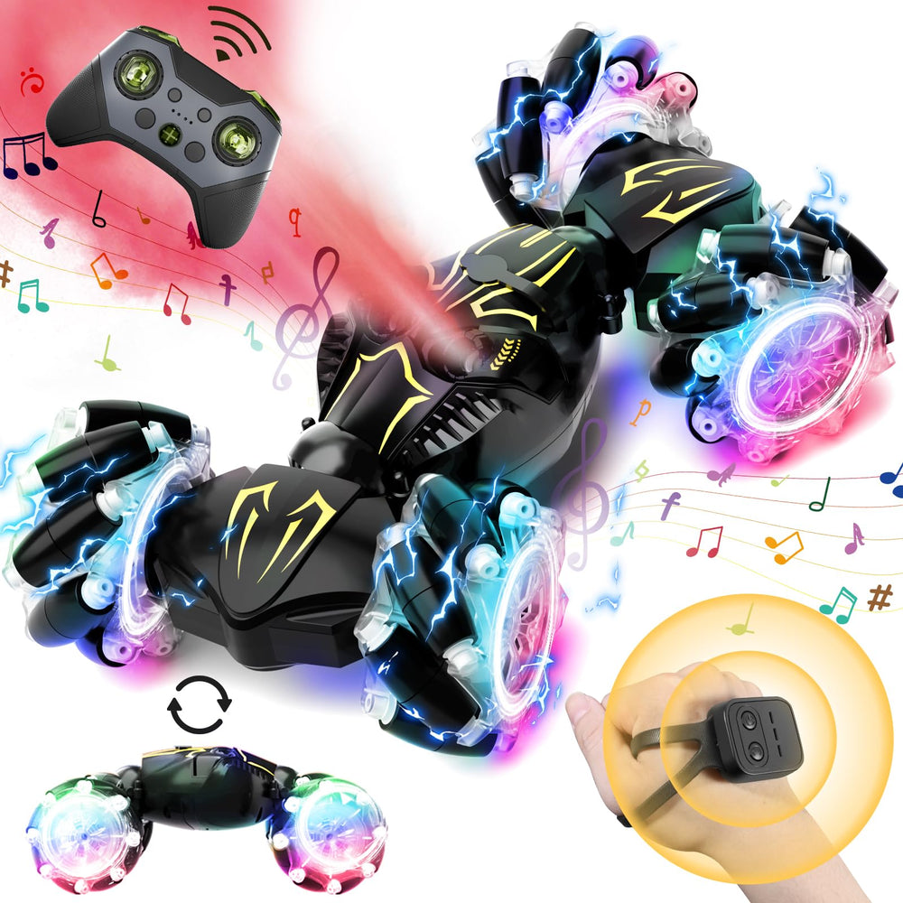 HarworLife twist RC car with 360-degree rotation for dynamic stunts.