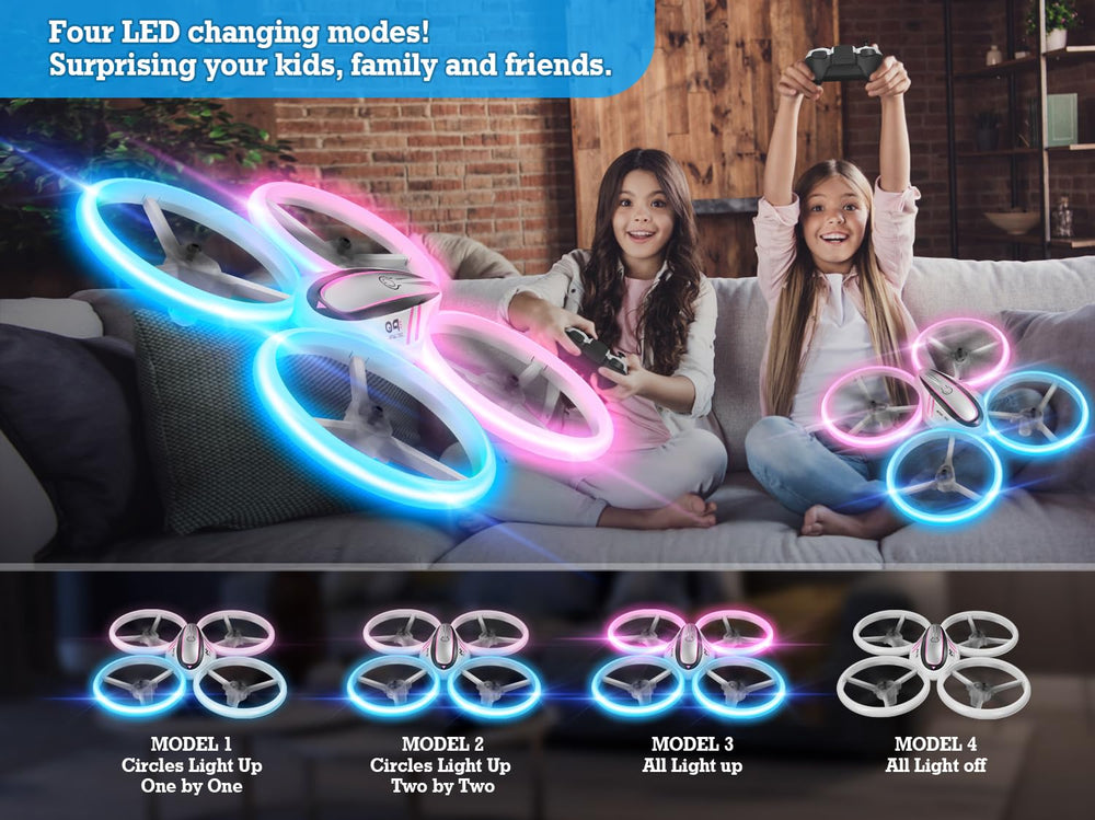 HASAKEE Q9s drone includes two UL-certified batteries for extended fun.