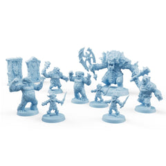 Hasbro HeroQuest Frozen Horror artwork showcased on the expansion box.