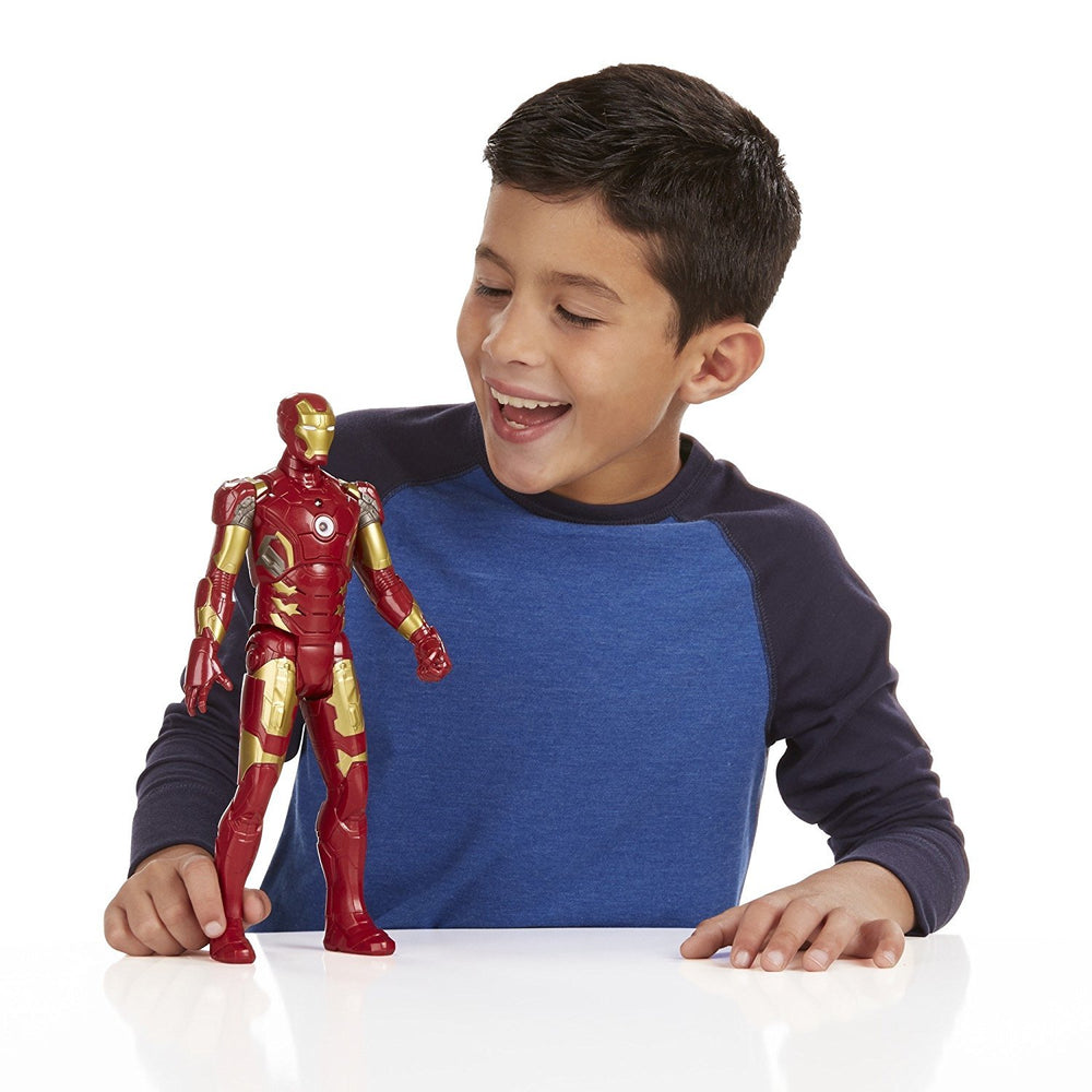 Hasbro Avengers Iron Man packaging and display ready for shelves