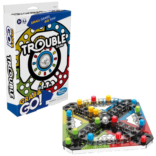 Hasbro B1003 Pop-O-Matic die roller for quick, portable trouble play.